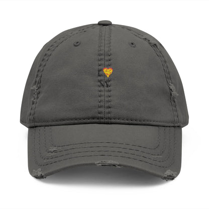 Distressed Dad Hat - I ❤️ NY Embroidery - Casual Fashion for Urban Explorers