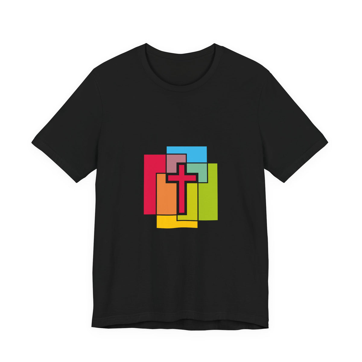 Colorful Faith Unisex Jersey Tee