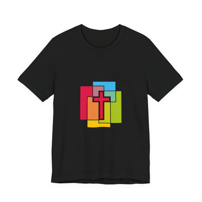 Colorful Faith Unisex Jersey Tee