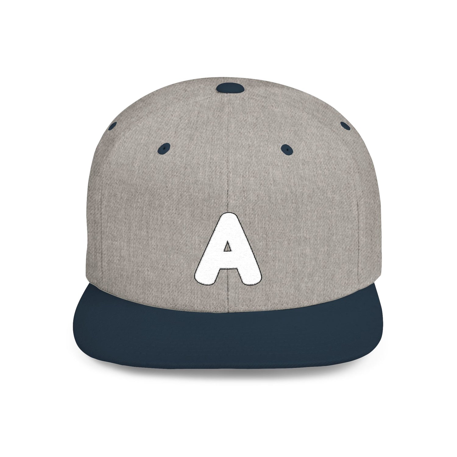 Flat Bill Snapback Hat — Classic Flat-Brim Baseball Cap