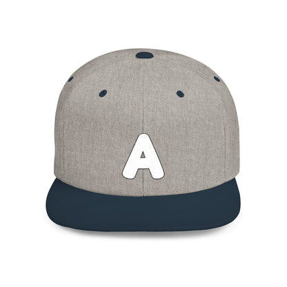 Flat Bill Snapback Hat — Classic Flat-Brim Baseball Cap