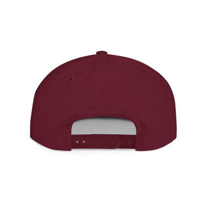 Flat Bill Snapback Hat — Classic Flat-Brim Baseball Cap
