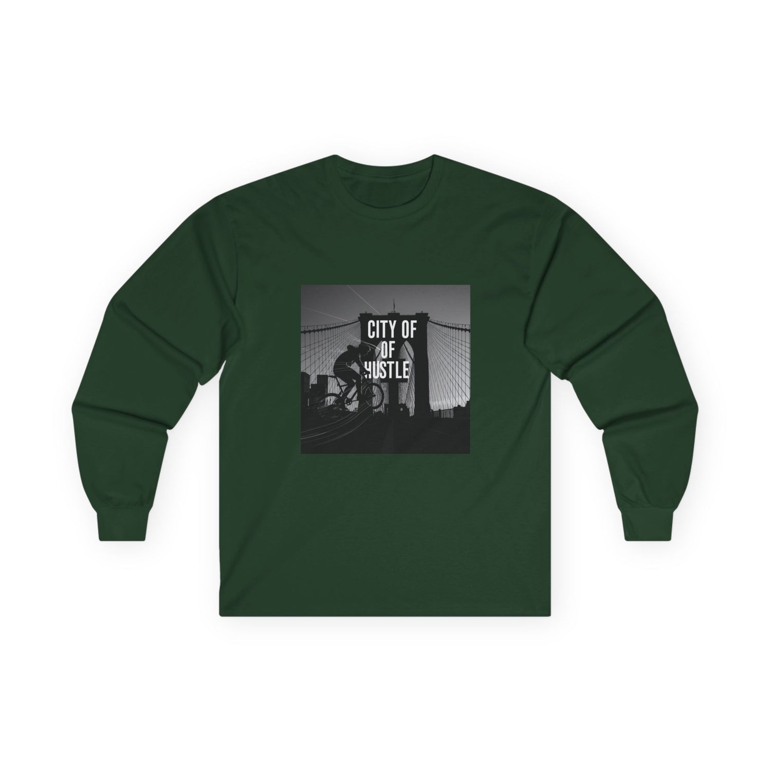 City of Hustle Long Sleeve Tee - Unisex Ultra Cotton T-Shirt for Urban Adventurers