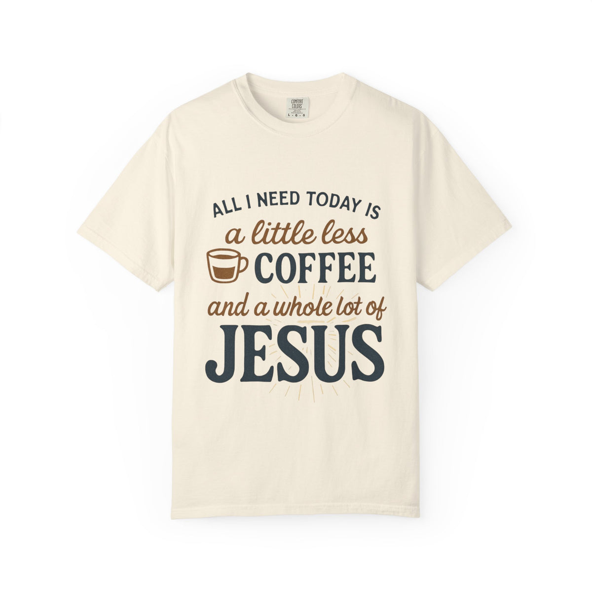 Coffee and Jesus Unisex T-Shirt, Faith-Based Gift, Relaxed Fit Tee, [...]