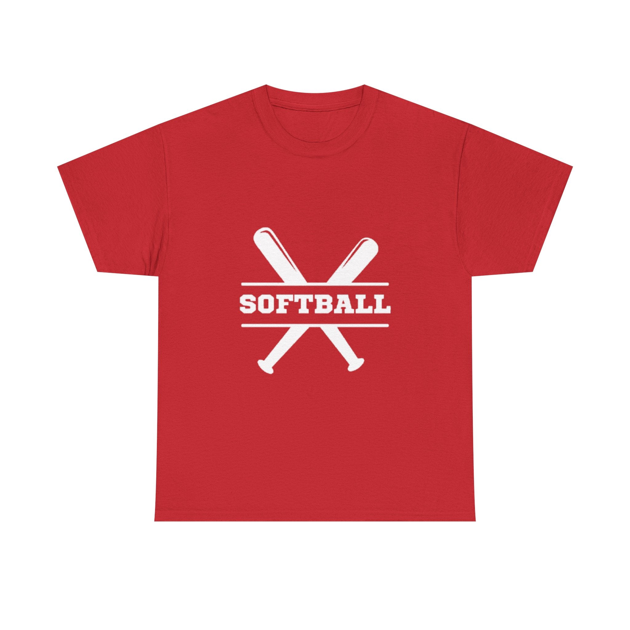 Unisex Heavy Cotton Tee - SoftBall Printed  T-Shirt - Comfortable Casual Wear Tee - Unique Graphic Tee - Gift