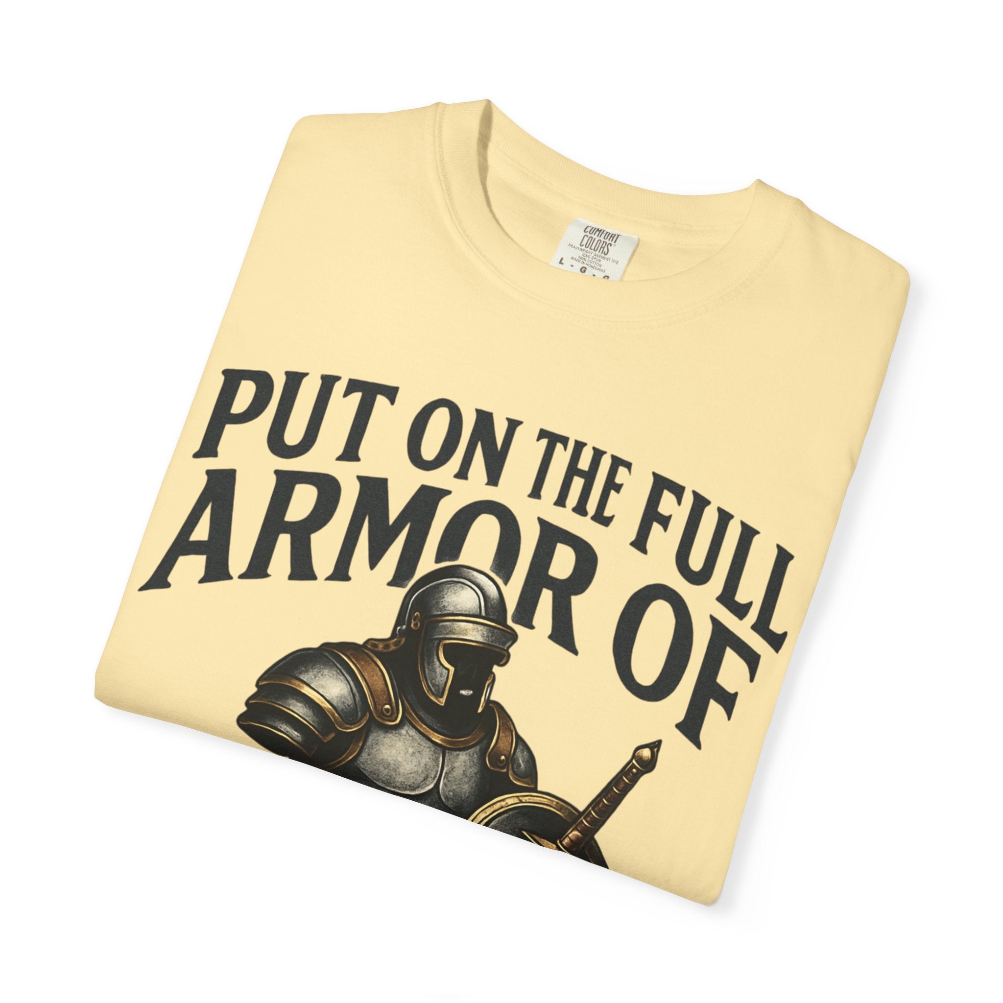 Armor of God T-Shirt — "Put On The Full Armor of God" Christian Faith Tee