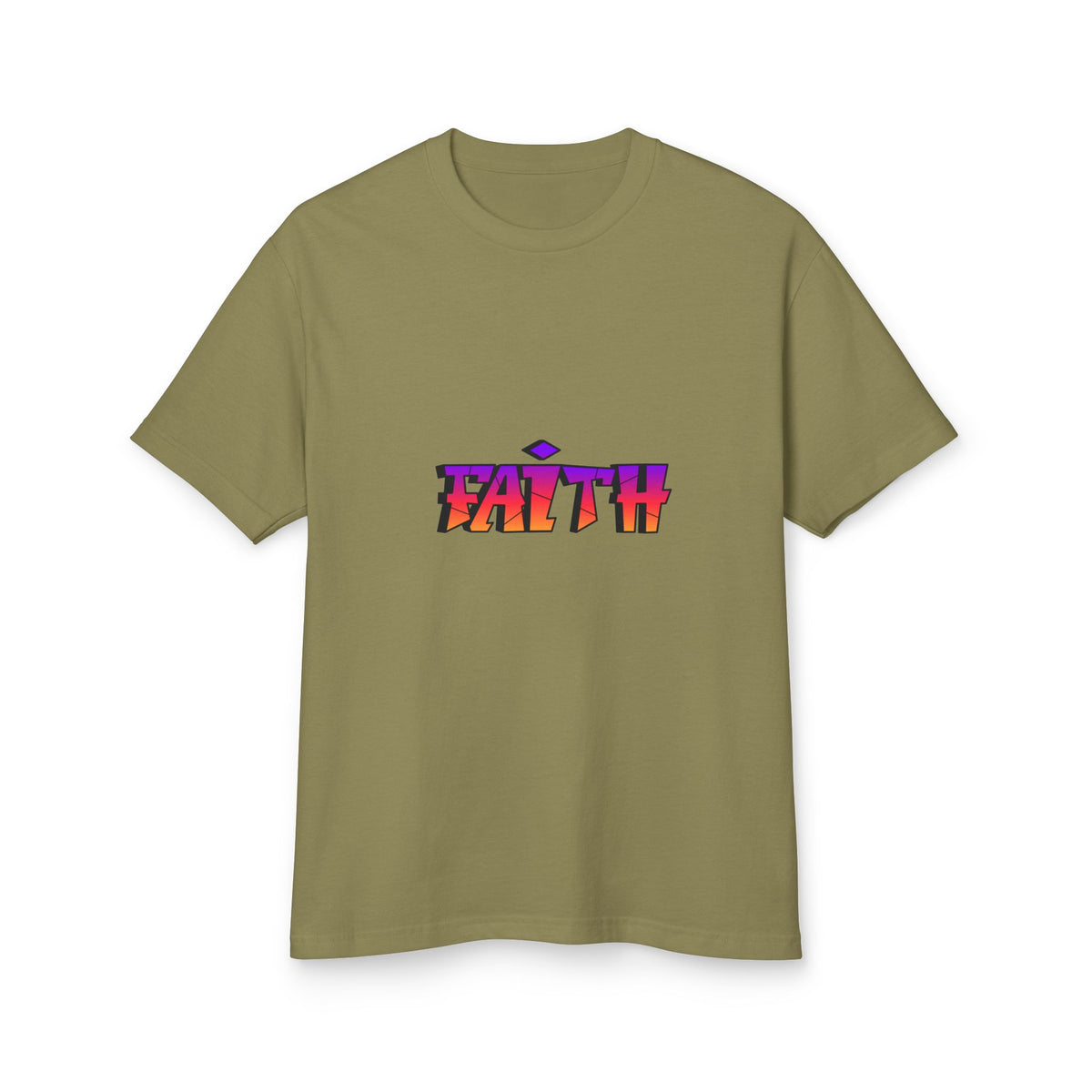 Faith Graphic Tee - Unisex Garment-Dyed Heavyweight Cotton T-Shirt