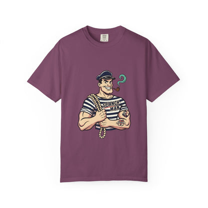 Vintage Sailor Cartoon with Pipe T-shirt | Seafarer Graphic Tee