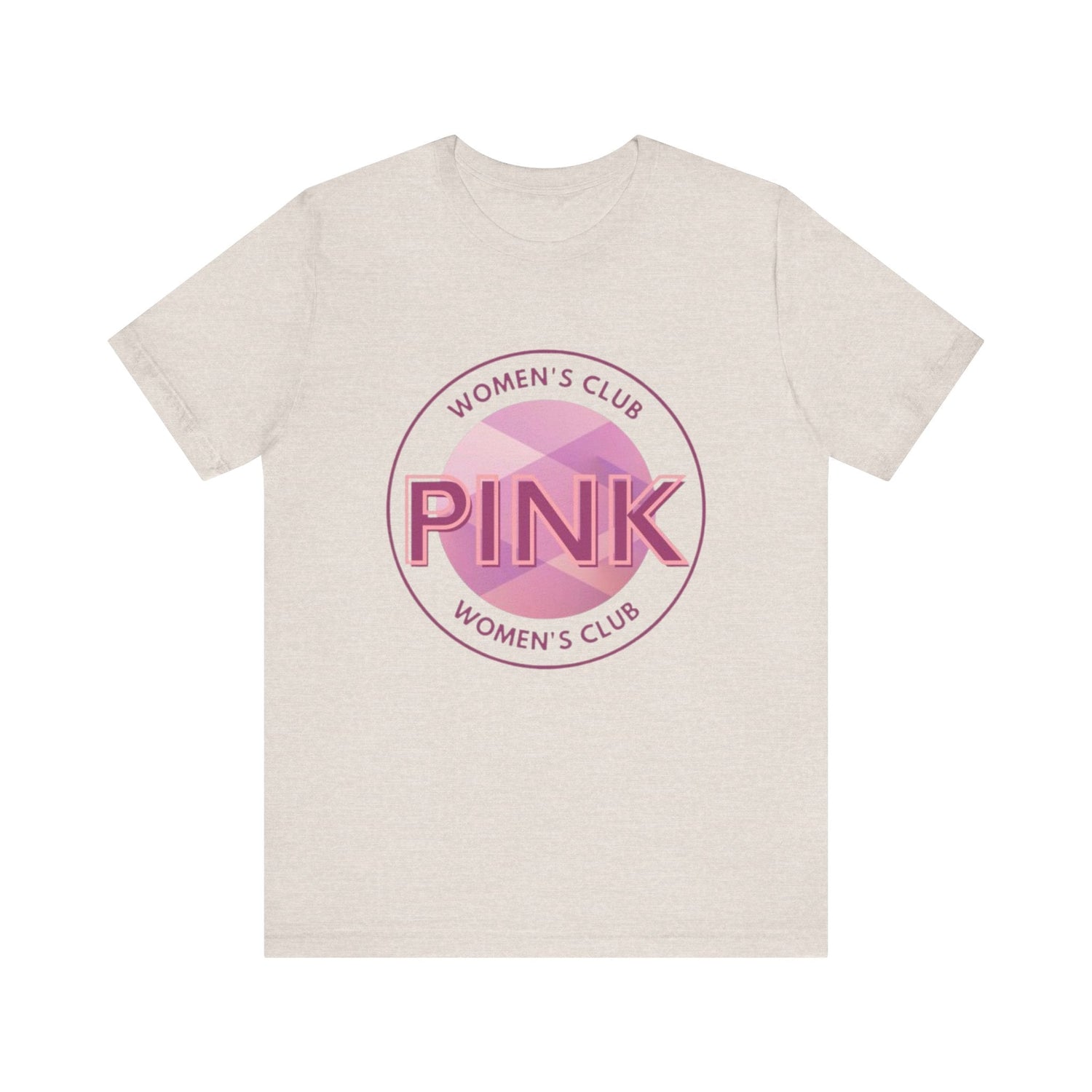 Unisex Graphic Tee - Pink Woman Club Printed Eco-Friendly Jersey 