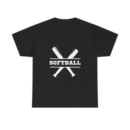 Unisex Heavy Cotton Tee - SoftBall Printed  T-Shirt - Comfortable Casual Wear Tee - Unique Graphic Tee - Gift