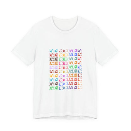 Colorful Textured Unisex Jersey Tee - Trendy Casual Wear