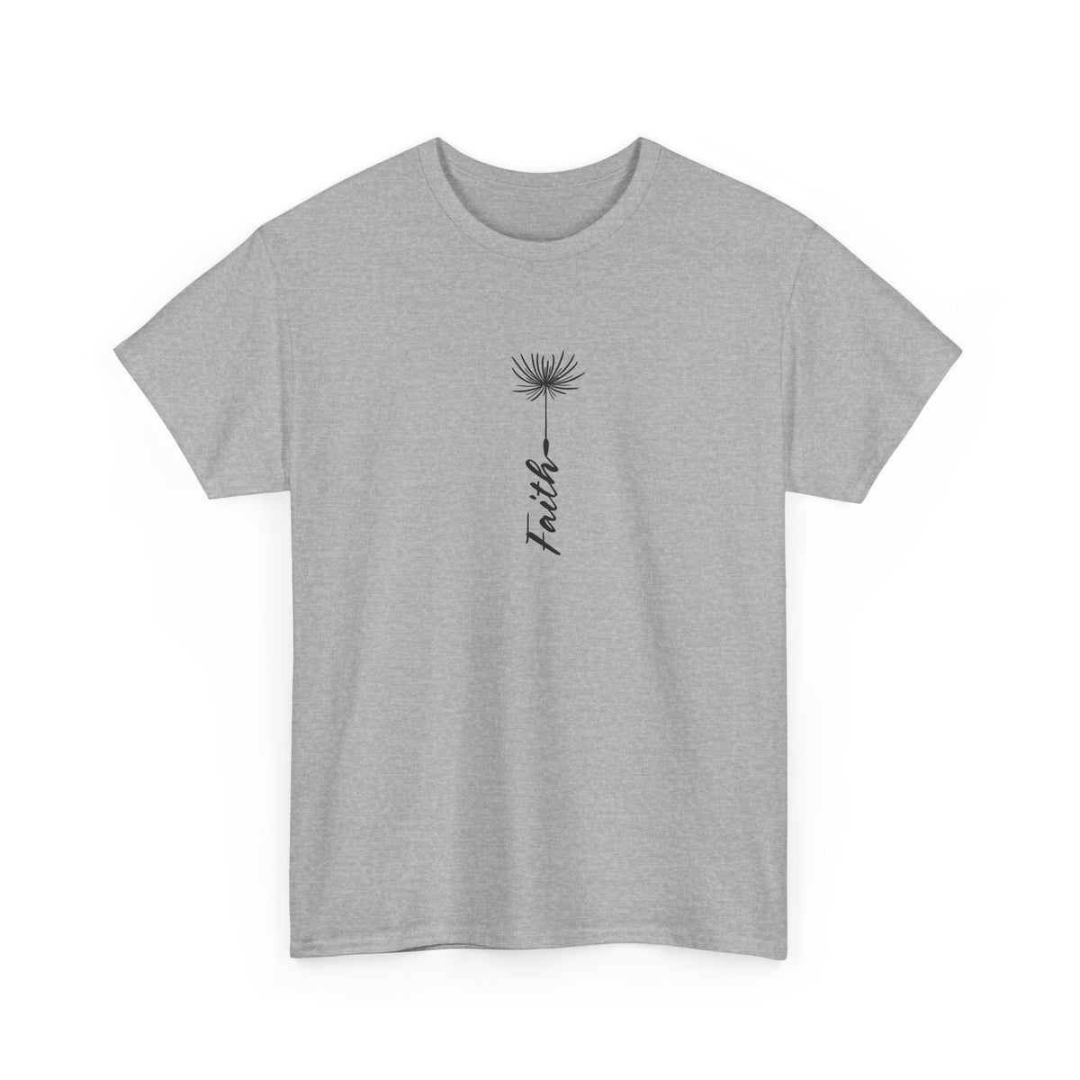 Floral Inspiration Unisex Heavy Cotton Tee - Encourage a Positive Mindset