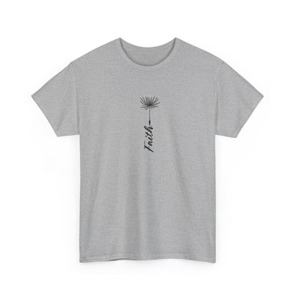 Floral Inspiration Unisex Heavy Cotton Tee - Encourage a Positive Mindset