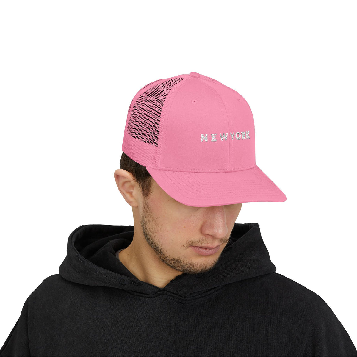 Stylish New York Snapback Trucker Cap, Casual Headwear, Outdoor Adventures, Gift for Friends, Summer Festivals, Trendy Accessory