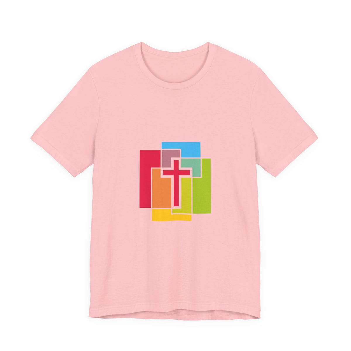 Colorful Faith Unisex Jersey Tee