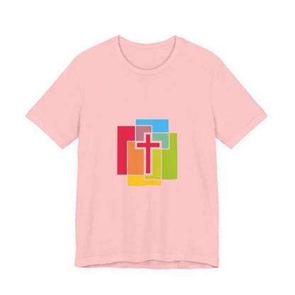 Colorful Faith Unisex Jersey Tee