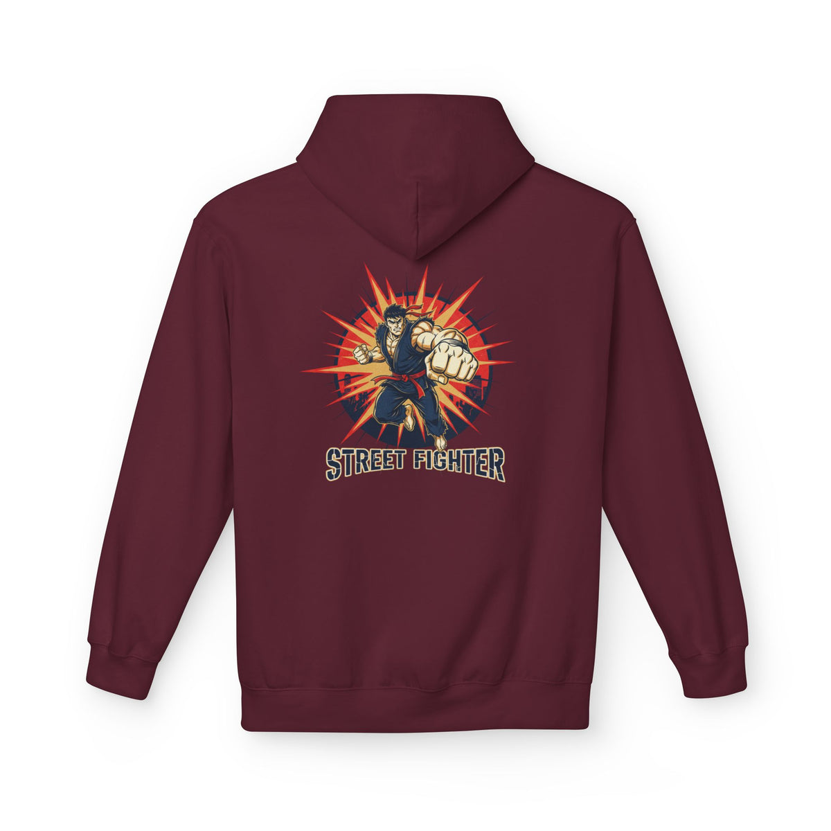 Street Fighter Fist Hoodie | Retro Arcade Fighter Design