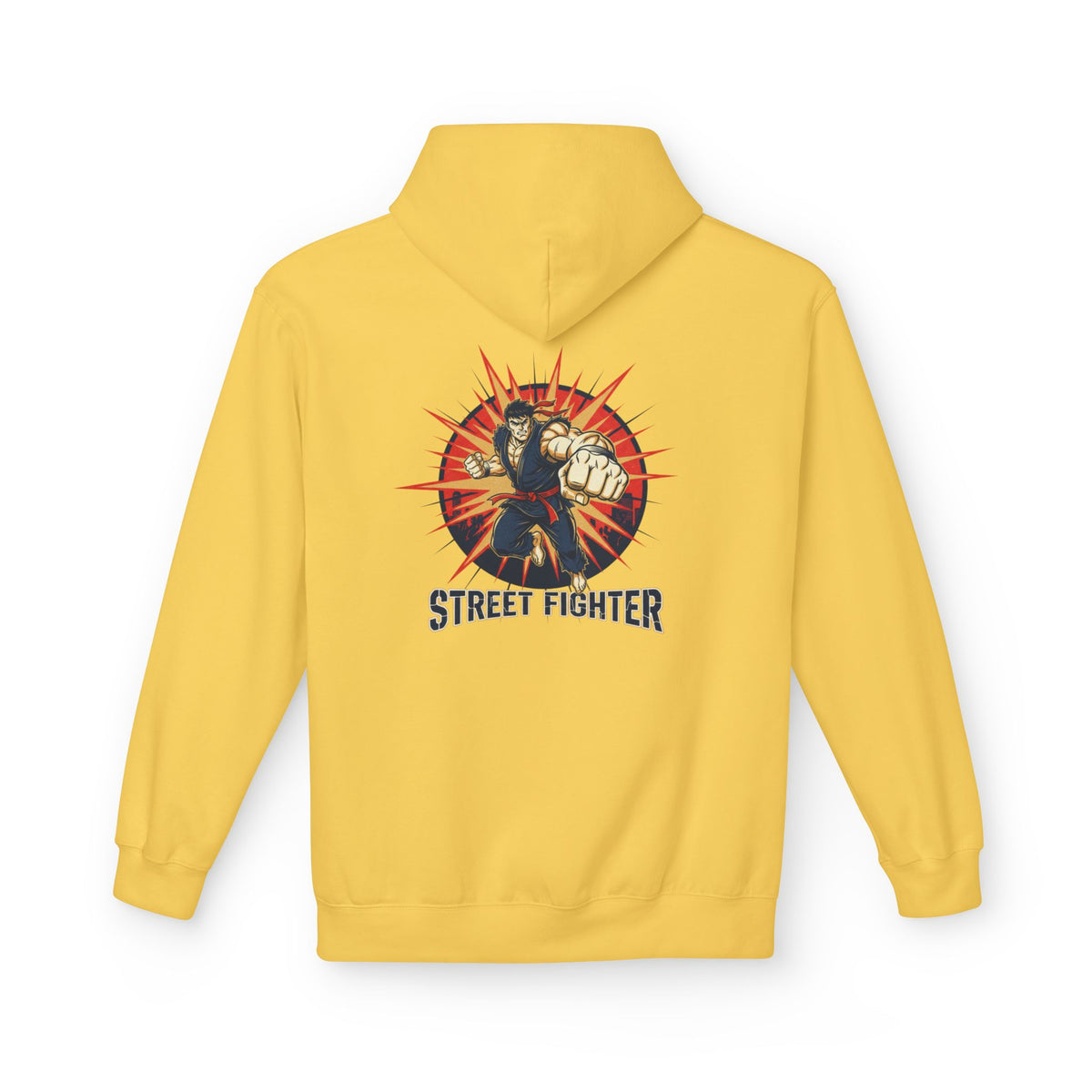 Street Fighter Fist Hoodie | Retro Arcade Fighter Design