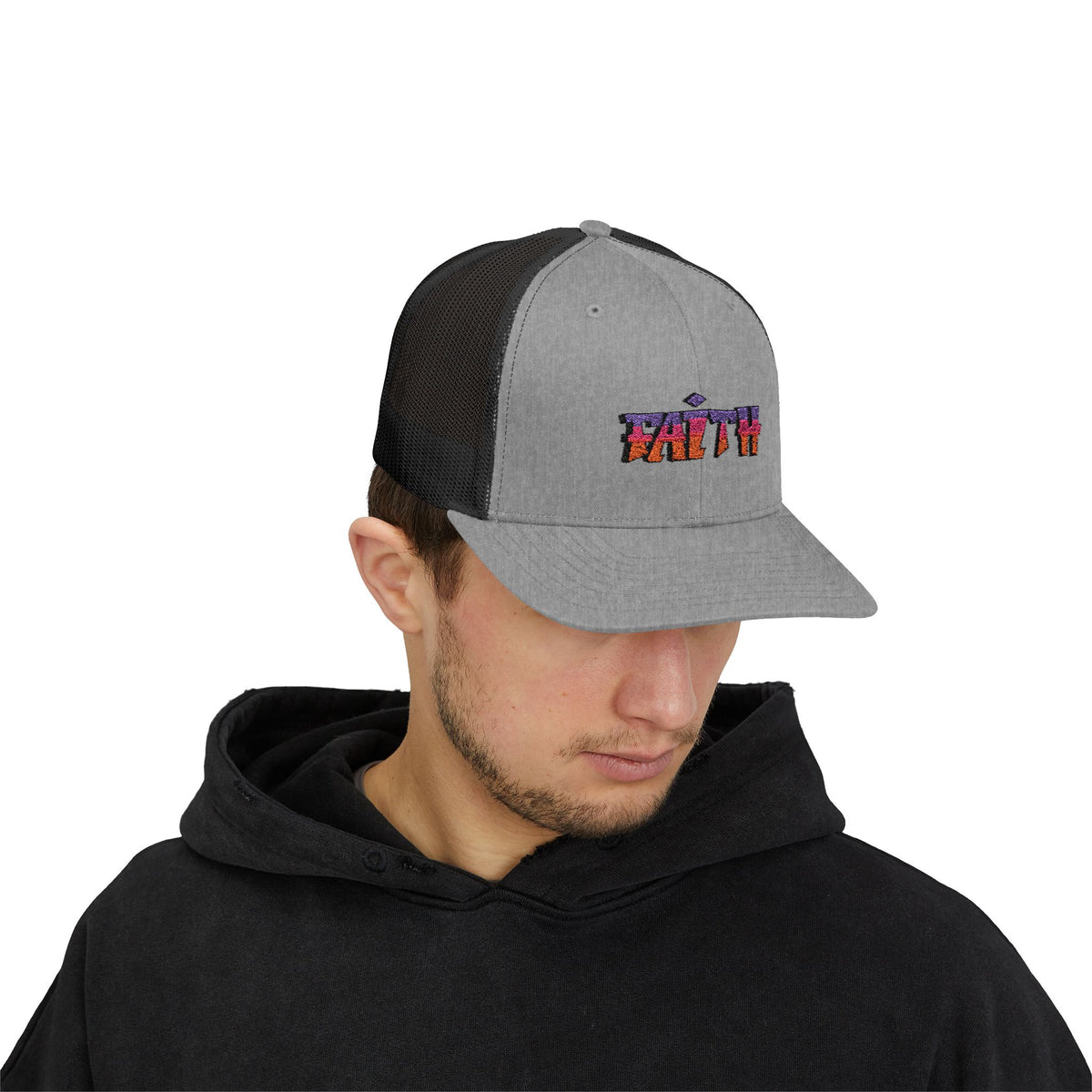 Faith Snapback Trucker Cap - Stylish &amp; Comfortable Hat for Every Occasion