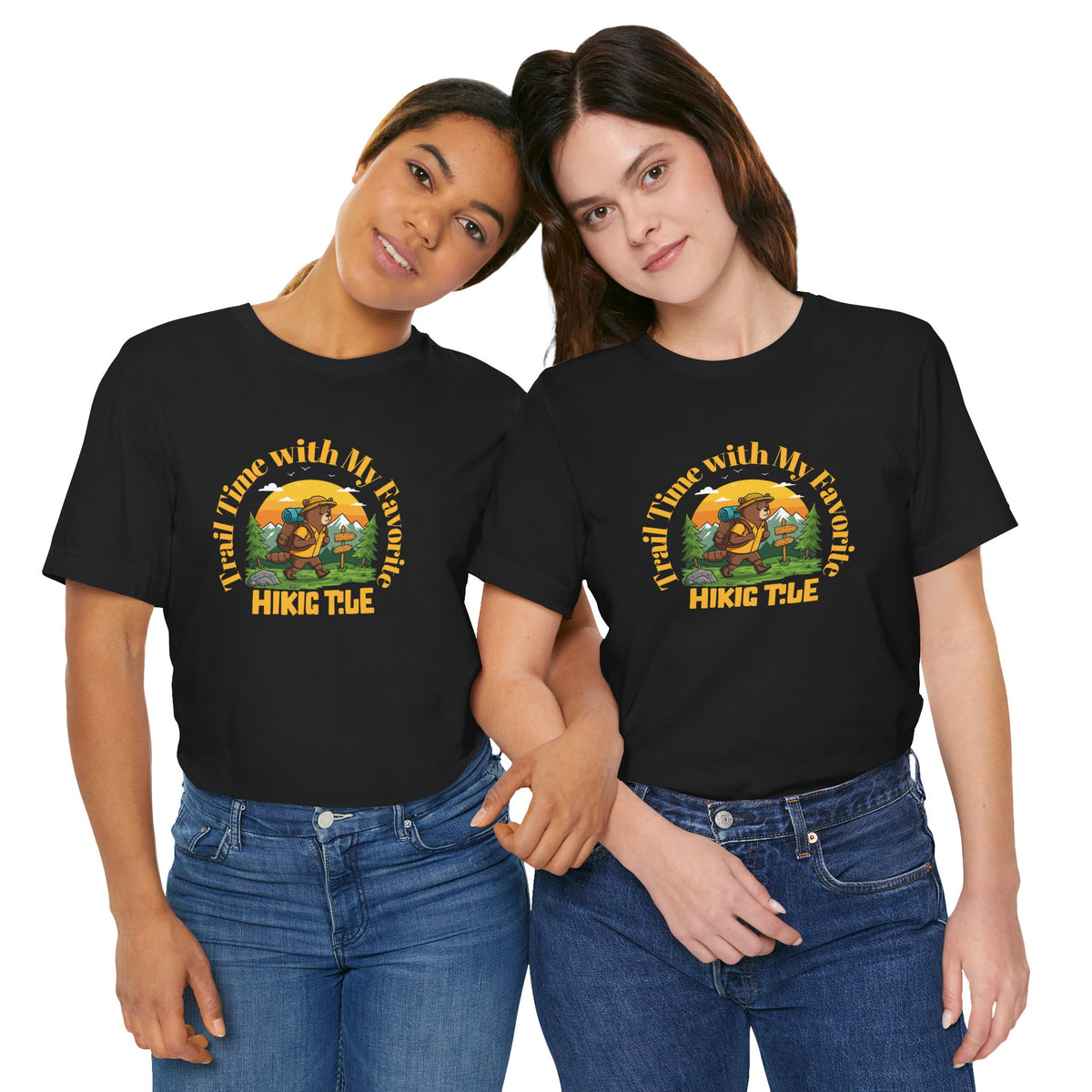 Adventure Trail Time Tee - Fun Unisex Jersey Short Sleeve T-Shirt for Outdoor Enthusiasts