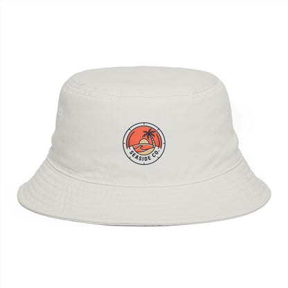 Sunset Palm Bucket Hat — Tropical Surf Vibes Hat