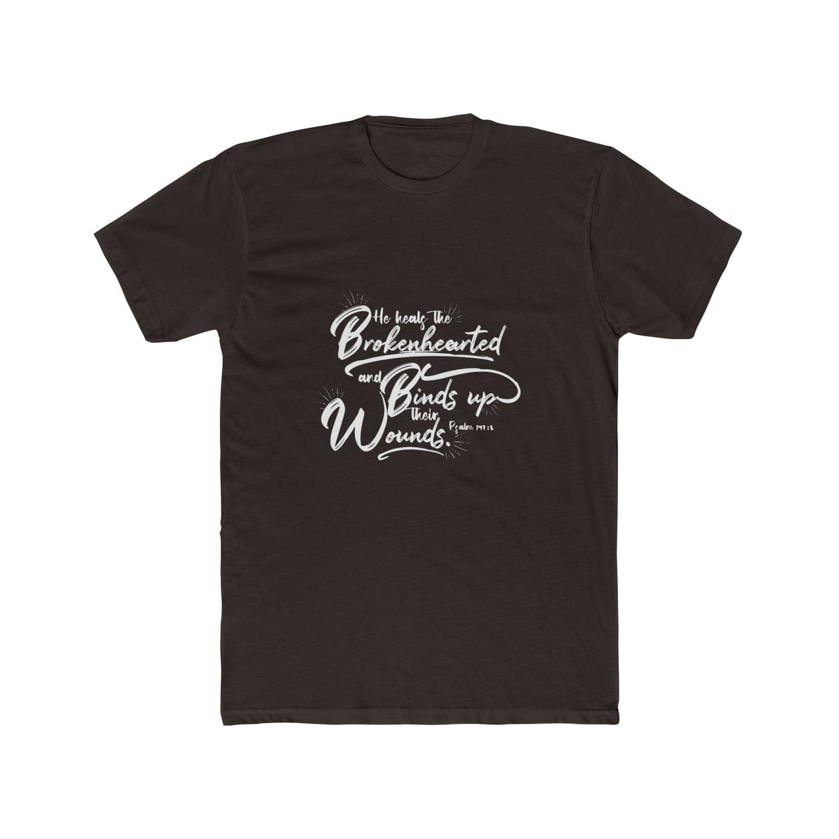 Brokenhearted He Binds Up the Wounds — Christian Comfort Tee