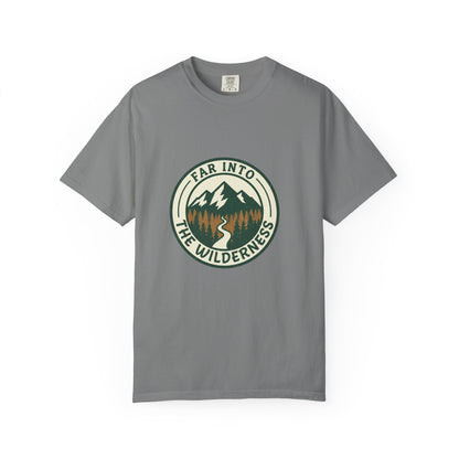 Wander Far, Live Wild T-Shirt - Comfortable Unisex Tee for Nature Lovers