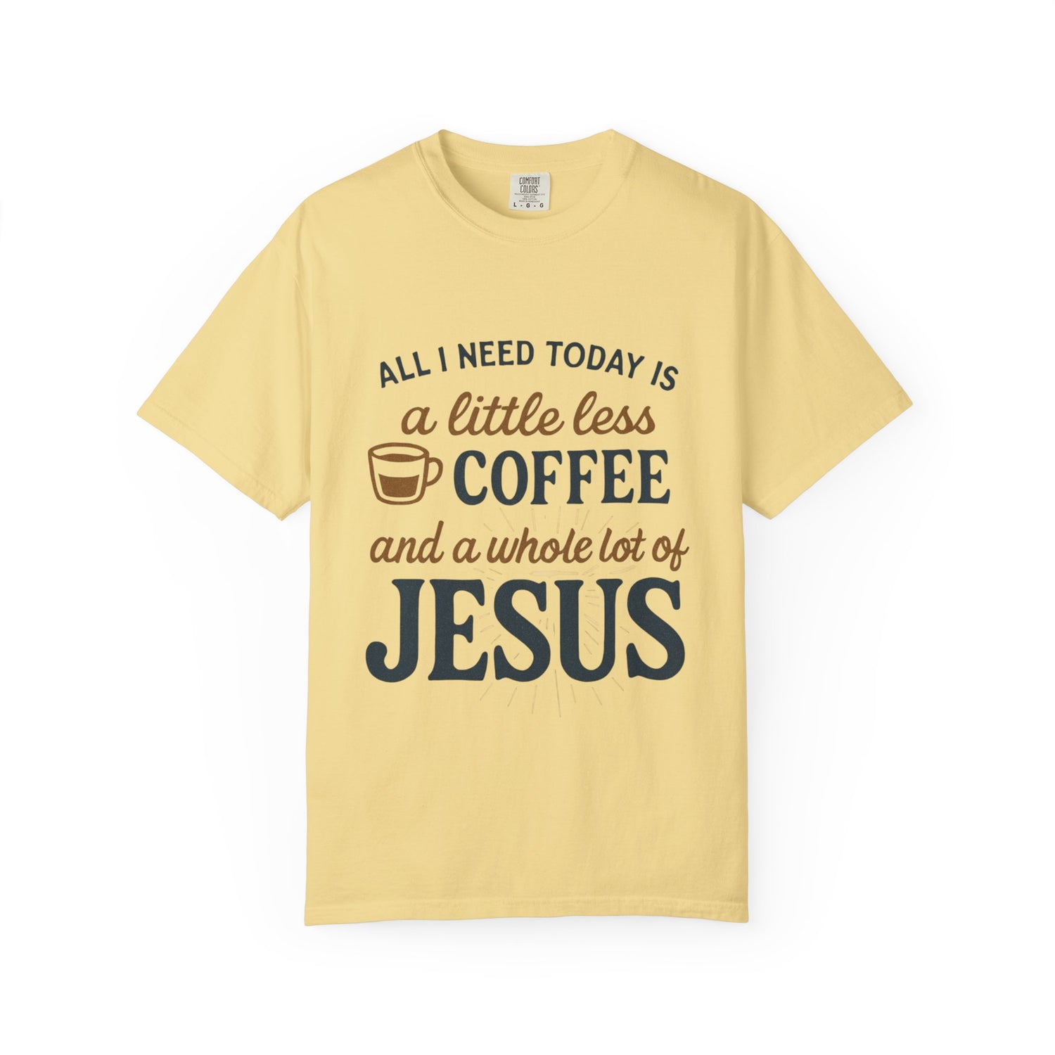 Coffee and Jesus Unisex T-Shirt, Faith-Based Gift, Relaxed Fit Tee, [...]