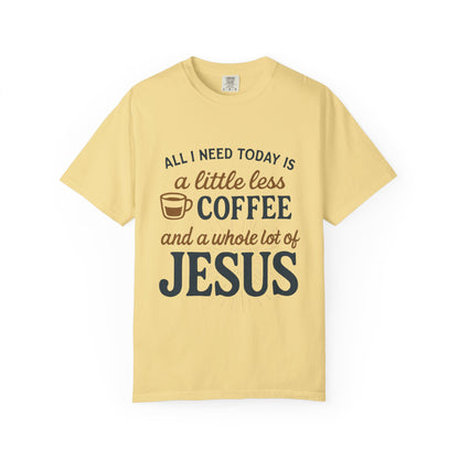 Coffee and Jesus Unisex T-Shirt, Faith-Based Gift, Relaxed Fit Tee, [...]