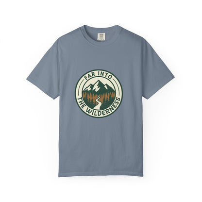 Wander Far, Live Wild T-Shirt - Comfortable Unisex Tee for Nature Lovers