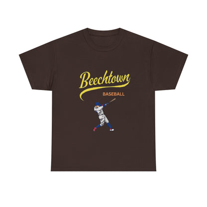 Unisex Heavy Cotton Tee - Beachtown Printed  T-Shirt - Comfortable Casual Wear Tee - Unique Graphic Tee - Gift