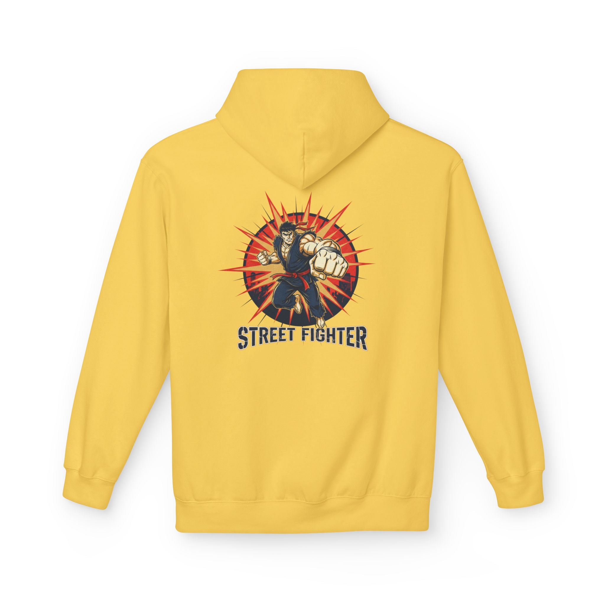 Street Fighter Fist Hoodie | Retro Arcade Fighter Design