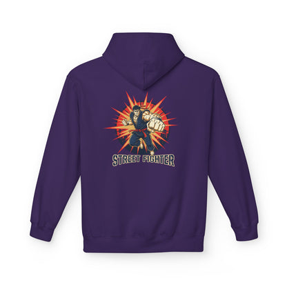 Street Fighter Fist Hoodie | Retro Arcade Fighter Design