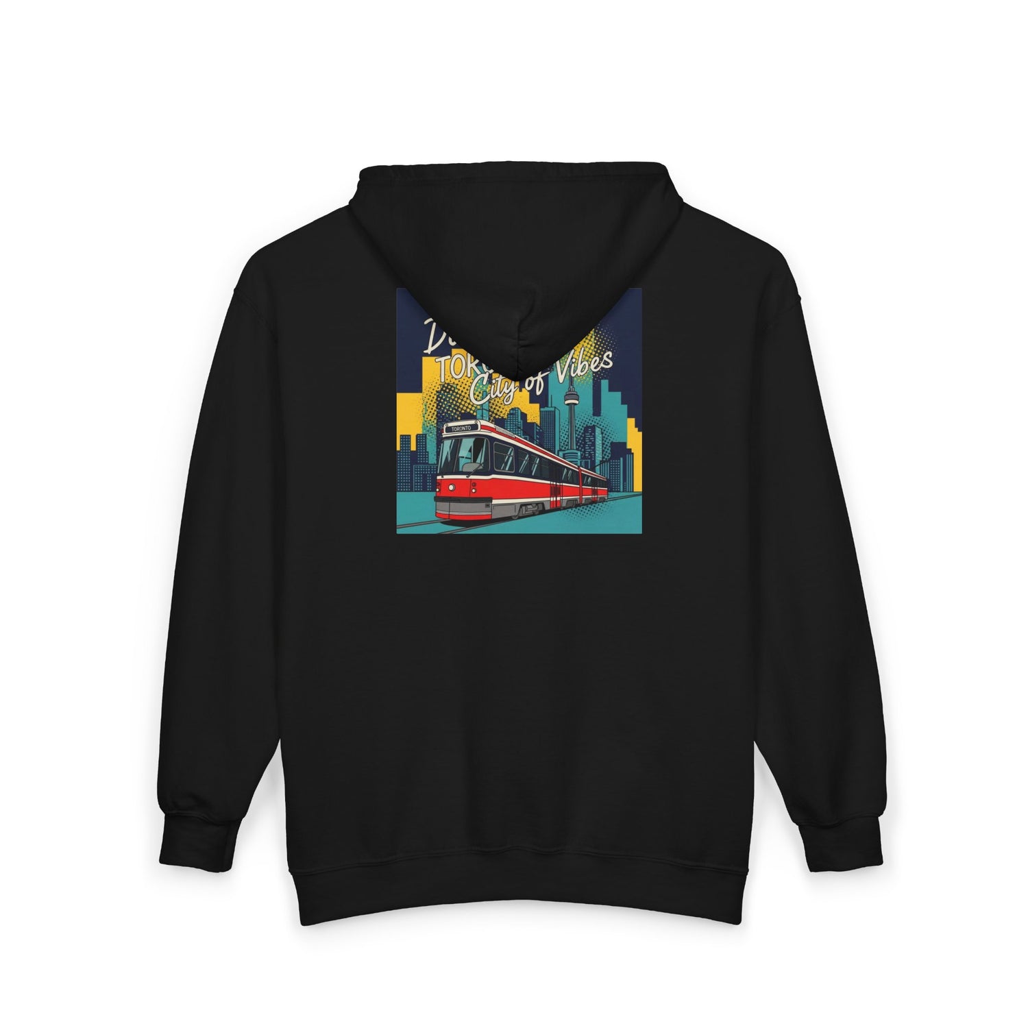 Toronto Tram Hoodie, Cozy Zip-Up Sweatshirt, City Life Apparel, Toronto [...]