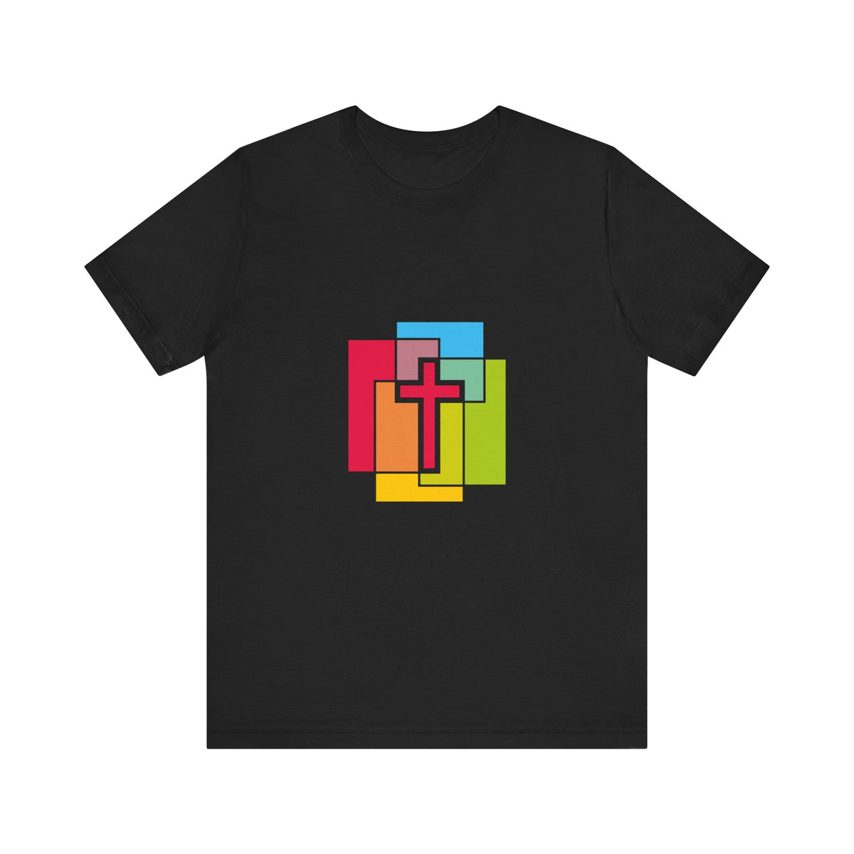 Colorful Faith Unisex Jersey Tee