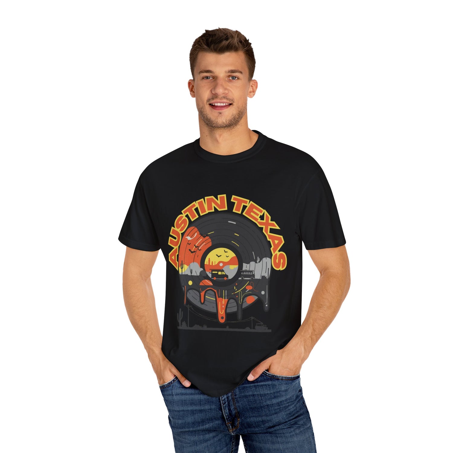 Austin Texas Graphic T-Shirt - Vintage Vibe, Comfort Wear, Texas Pride, Unisex Fashion, Perfect Gift, Summer Style