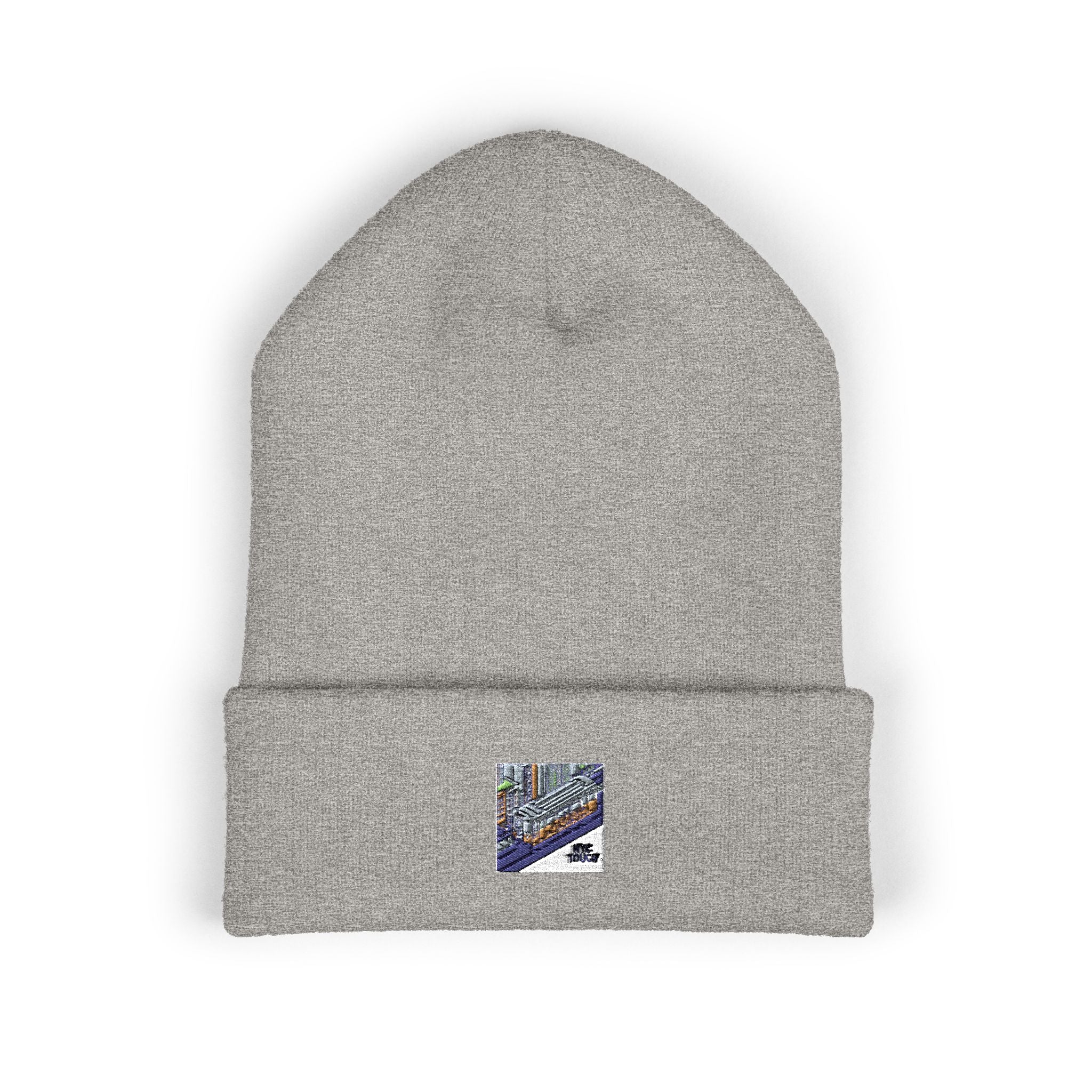 Cozy Embroidered Cuffed Beanie -custom winter caps