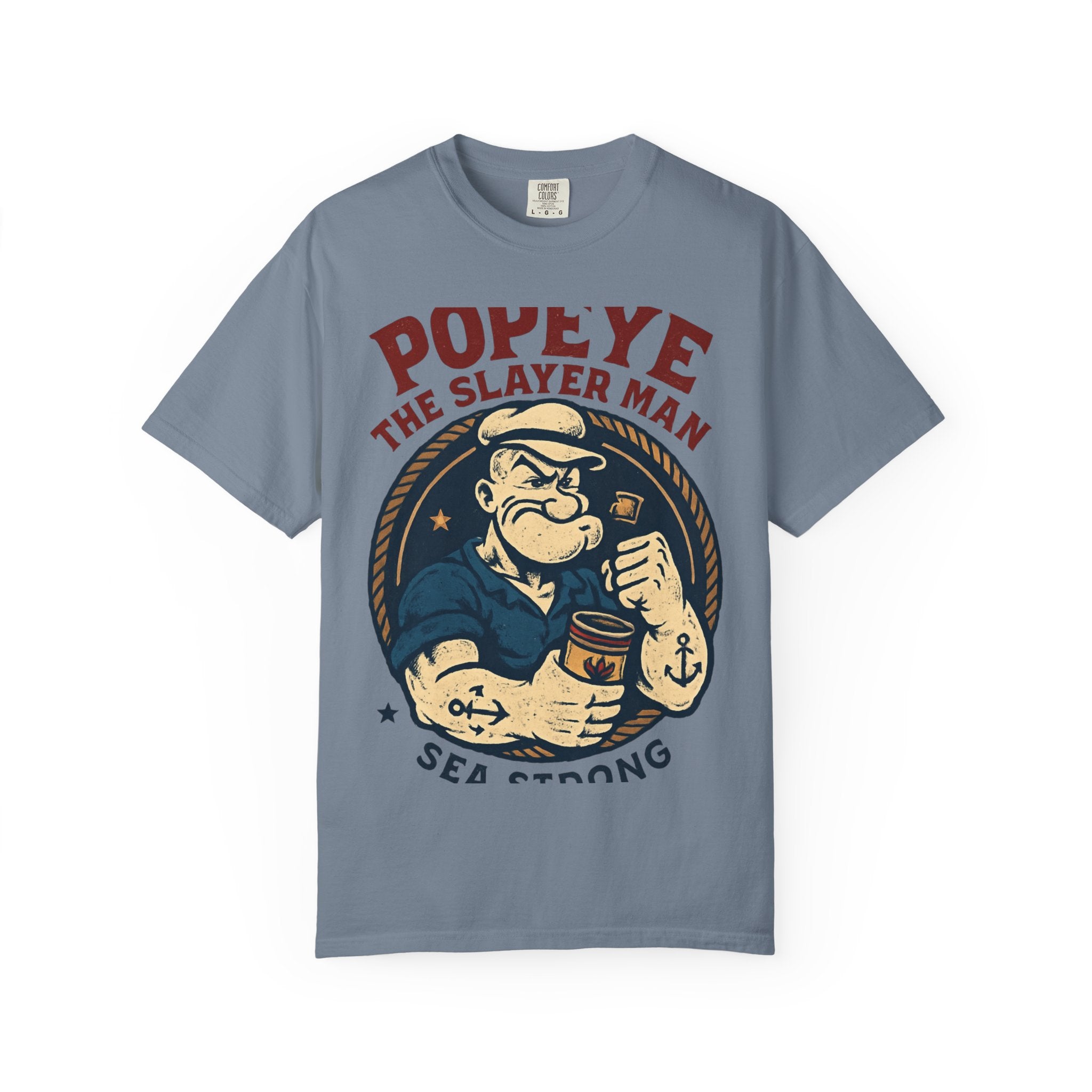Popeye The Slayer Man graphic T-Shirt | Vintage Sailor Illustration