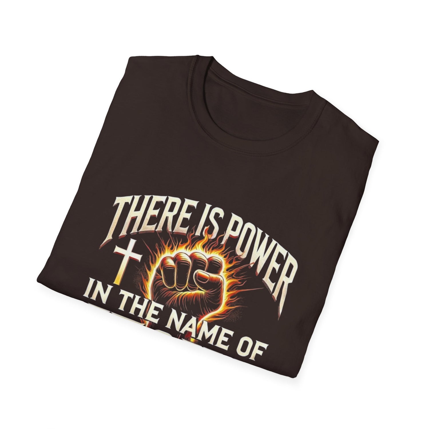There Is Power In Jesus T-Shirt — Christian Faith Graphic Tee