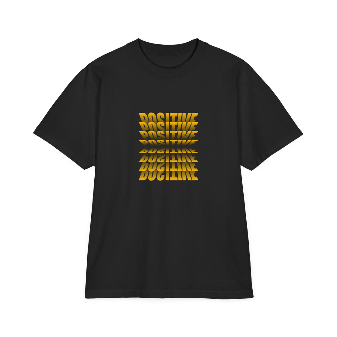 Positive Vibes Unisex Drop-Shoulder T-Shirt – Comfy and Stylish