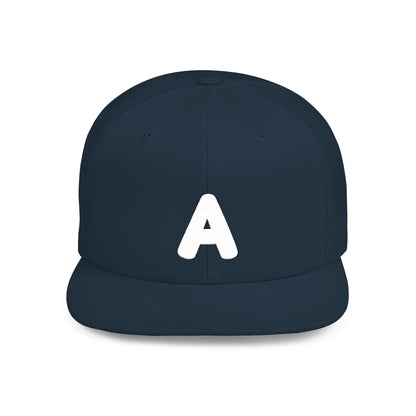 Flat Bill Snapback Hat — Classic Flat-Brim Baseball Cap