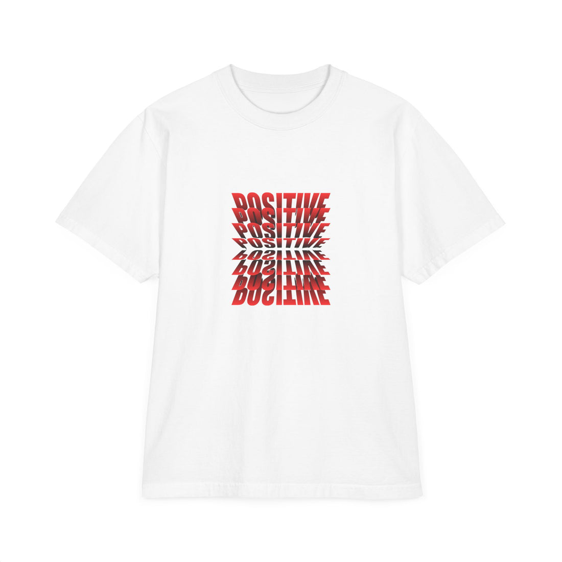 Unisex Positive Vibe Drop-Shoulder T-Shirt Relaxed Fit and Everyday Comfort