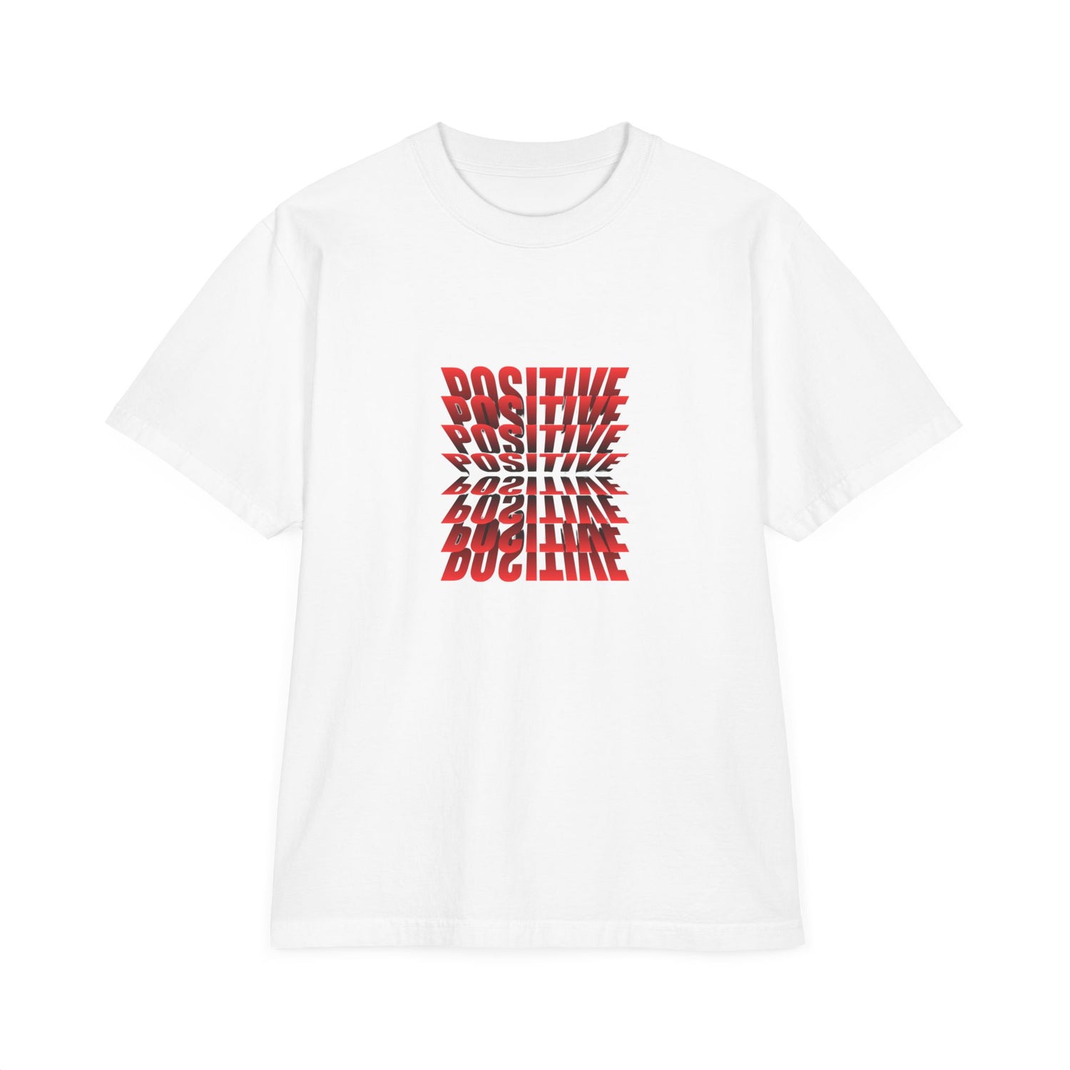 Unisex Positive Vibe Drop-Shoulder T-Shirt Relaxed Fit and Everyday Comfort