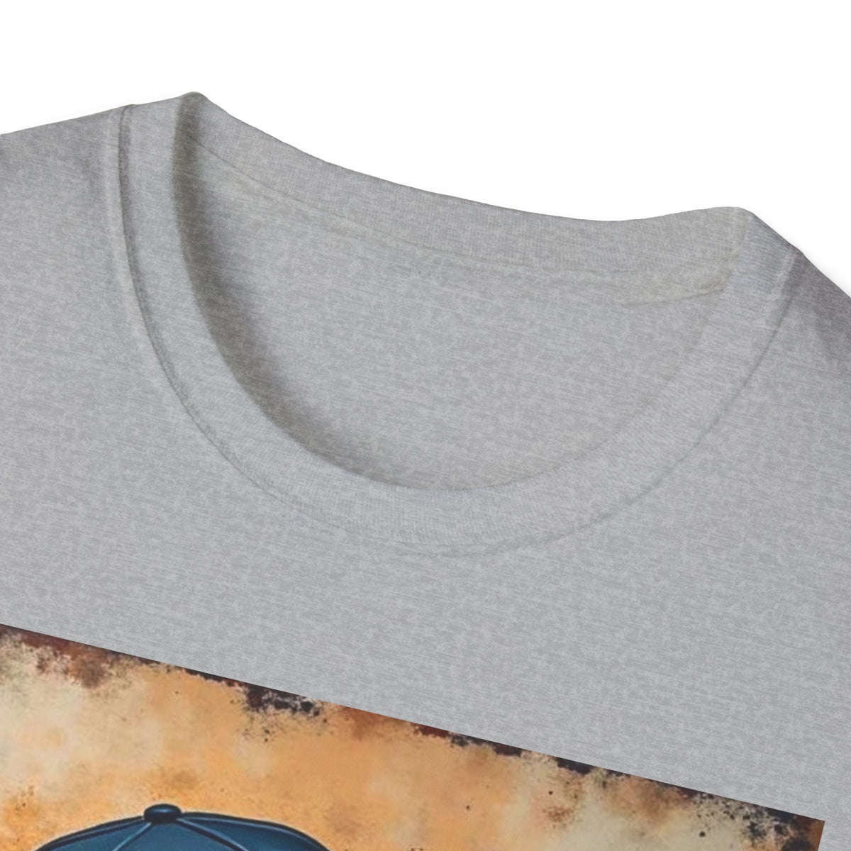 Detroit D Skyline Tee — Vintage D Logo with Cap Graphic