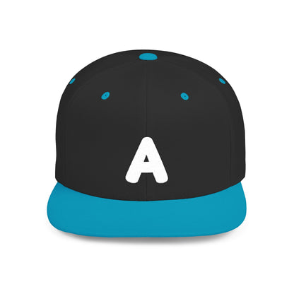 Flat Bill Snapback Hat — Classic Flat-Brim Baseball Cap