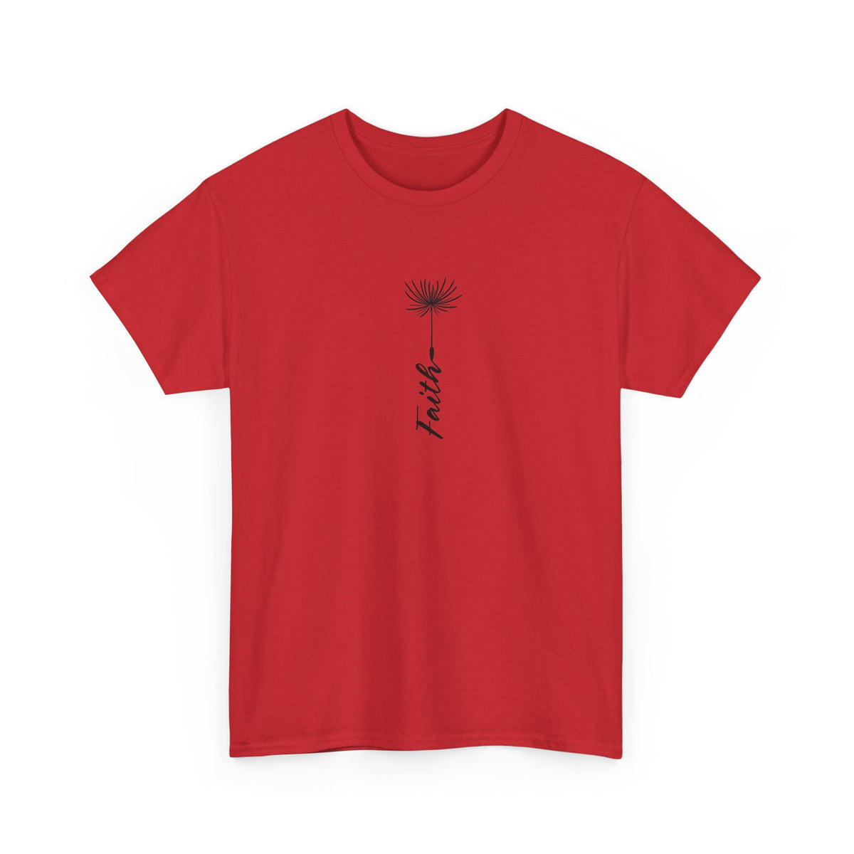 Floral Inspiration Unisex Heavy Cotton Tee - Encourage a Positive Mindset