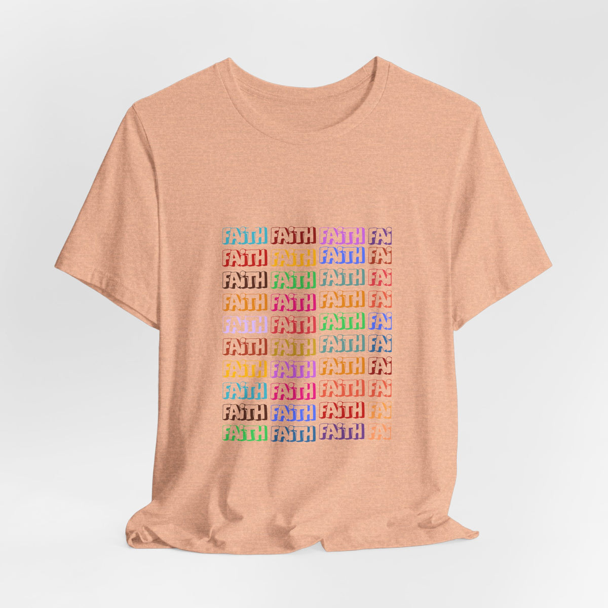 Colorful Textured Unisex Jersey Tee - Trendy Casual Wear