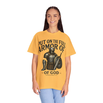 Armor of God T-Shirt — "Put On The Full Armor of God" Christian Faith Tee
