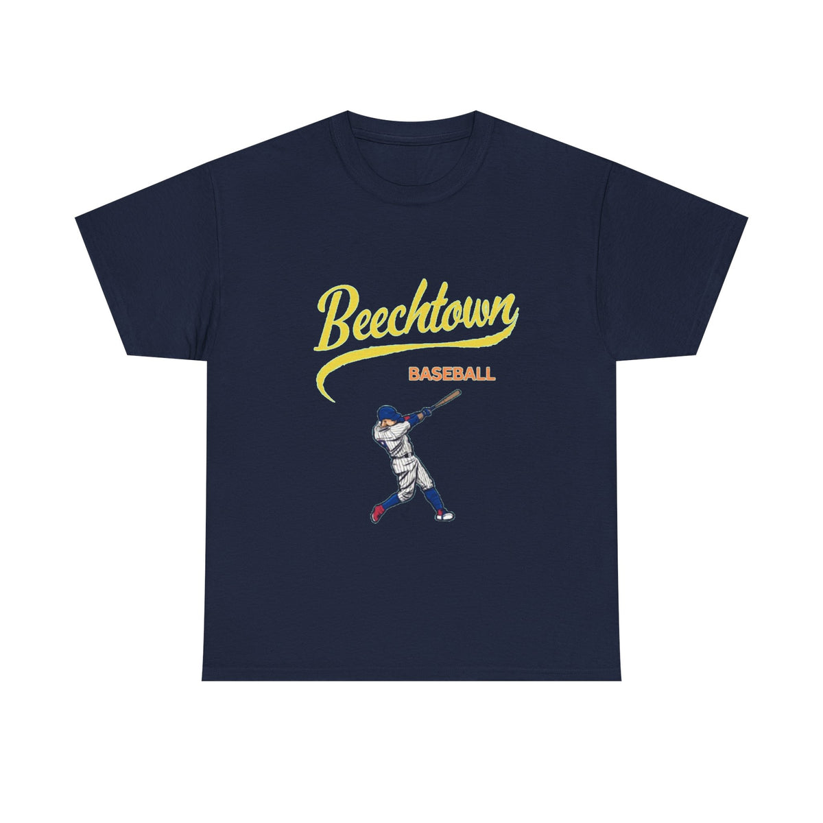 Unisex Heavy Cotton Tee - Beachtown Printed  T-Shirt - Comfortable Casual Wear Tee - Unique Graphic Tee - Gift