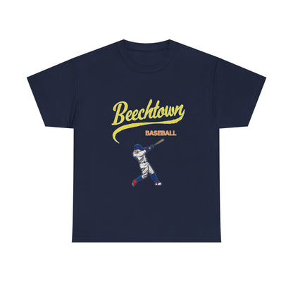 Unisex Heavy Cotton Tee - Beachtown Printed  T-Shirt - Comfortable Casual Wear Tee - Unique Graphic Tee - Gift